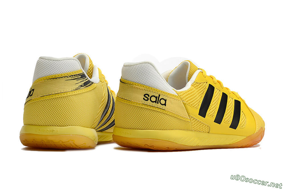 Men's Adidas Top Sala IC Football Shoes - Yellow/Black/White 6