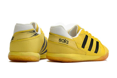 Men's Adidas Top Sala IC Football Shoes - Yellow/Black/White