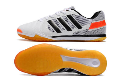 Men's Adidas Top Sala IC Football Shoes - White/Black/Red