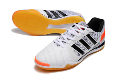 Men's Adidas Top Sala IC Football Shoes - White/Black/Red