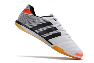 Men's Adidas Top Sala IC Football Shoes - White/Black/Red