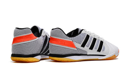 Men's Adidas Top Sala IC Football Shoes - White/Black/Red