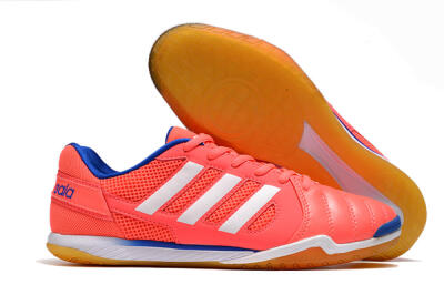 Men's Adidas Top Sala IC Football Shoes - Pink/White/Blue