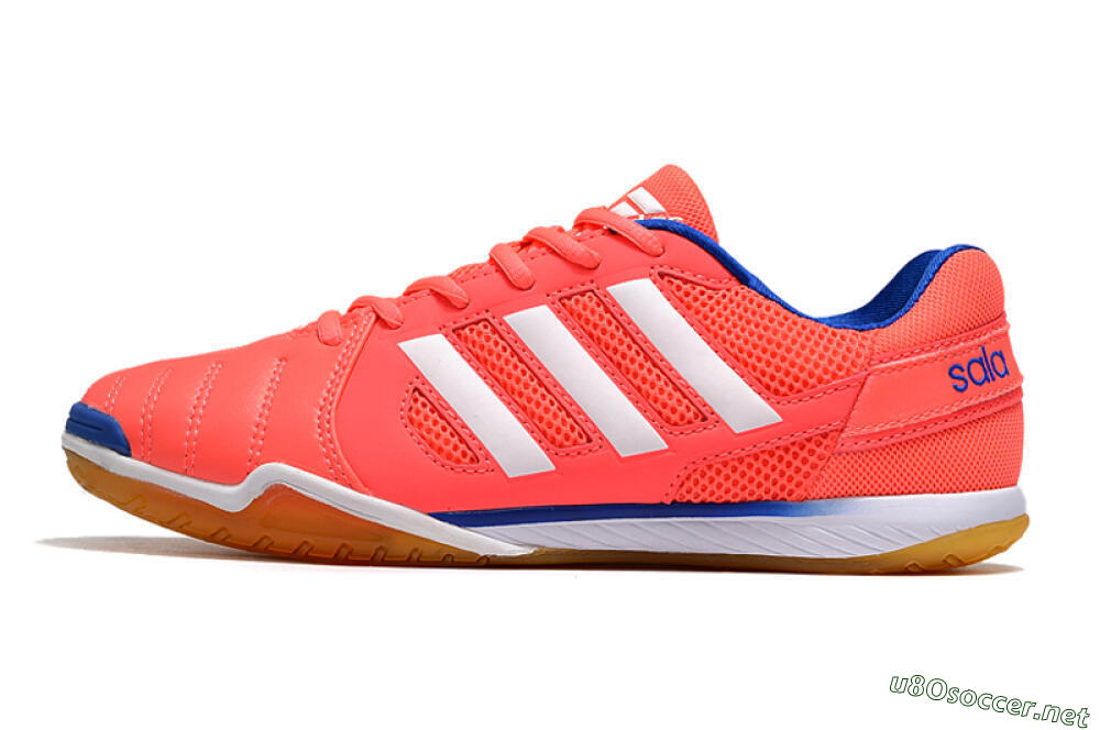 Men's Adidas Top Sala IC Football Shoes - Pink/White/Blue 0