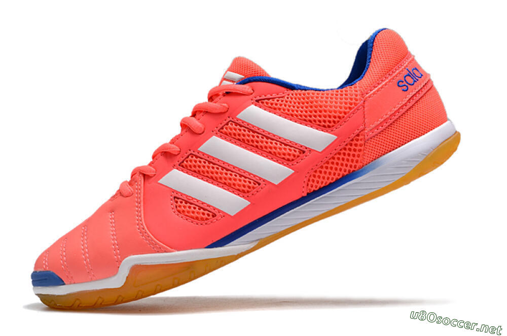 Men's Adidas Top Sala IC Football Shoes - Pink/White/Blue 5