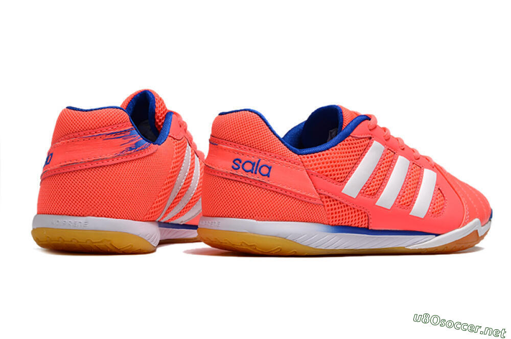 Men's Adidas Top Sala IC Football Shoes - Pink/White/Blue 6