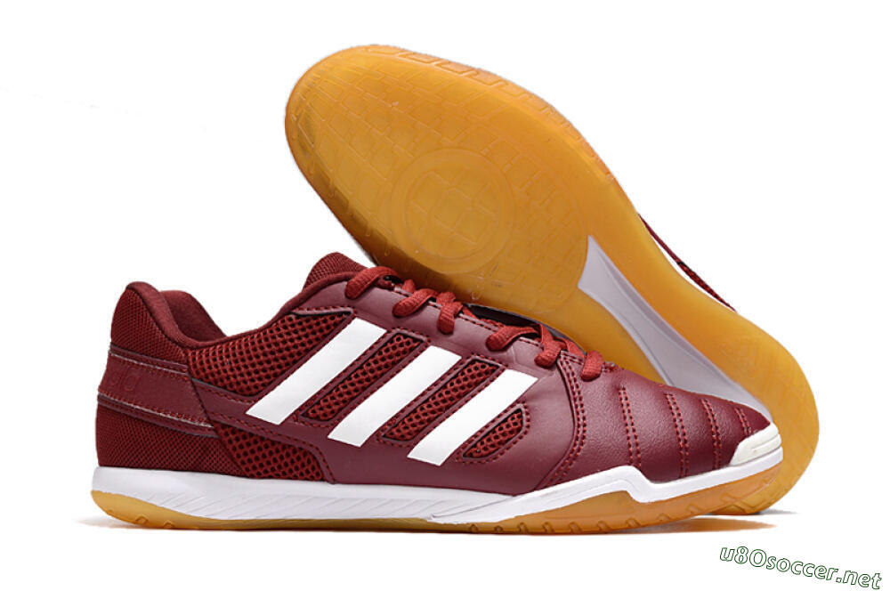 Men's Adidas Top Sala IC Football Shoes - Red/White 2