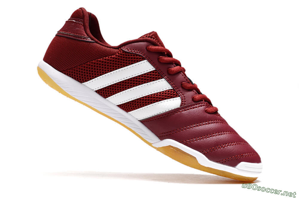 Men's Adidas Top Sala IC Football Shoes - Red/White 4