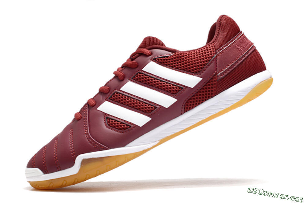 Men's Adidas Top Sala IC Football Shoes - Red/White 5