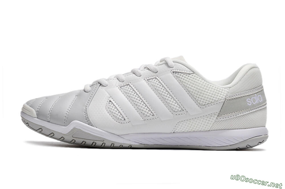 Men's Adidas Top Sala IC Football Shoes - White/Grey 0