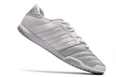 Men's Adidas Top Sala IC Football Shoes - White/Grey