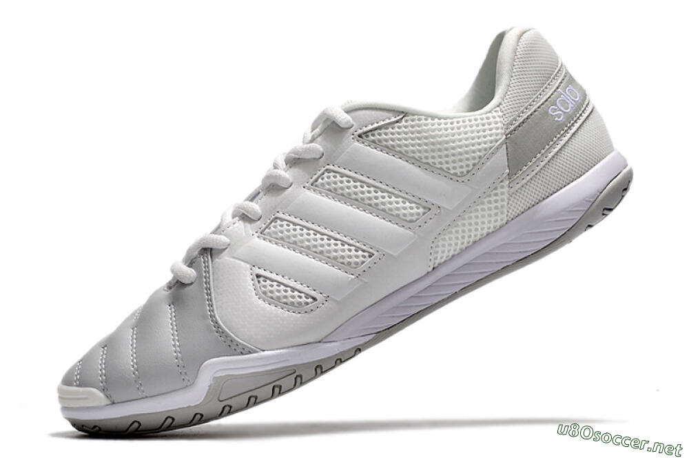 Men's Adidas Top Sala IC Football Shoes - White/Grey 5