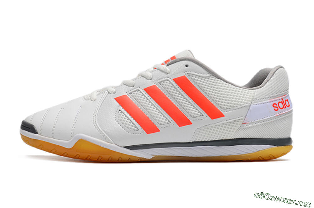 Men's Adidas Top Sala IC Football Shoes - White/Red/Black 0