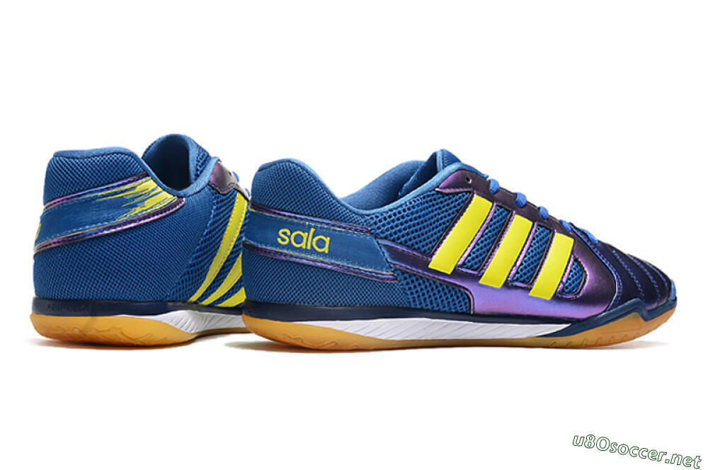 Men's Adidas Top Sala IC Football Shoes - Blue/Yellow/White 6