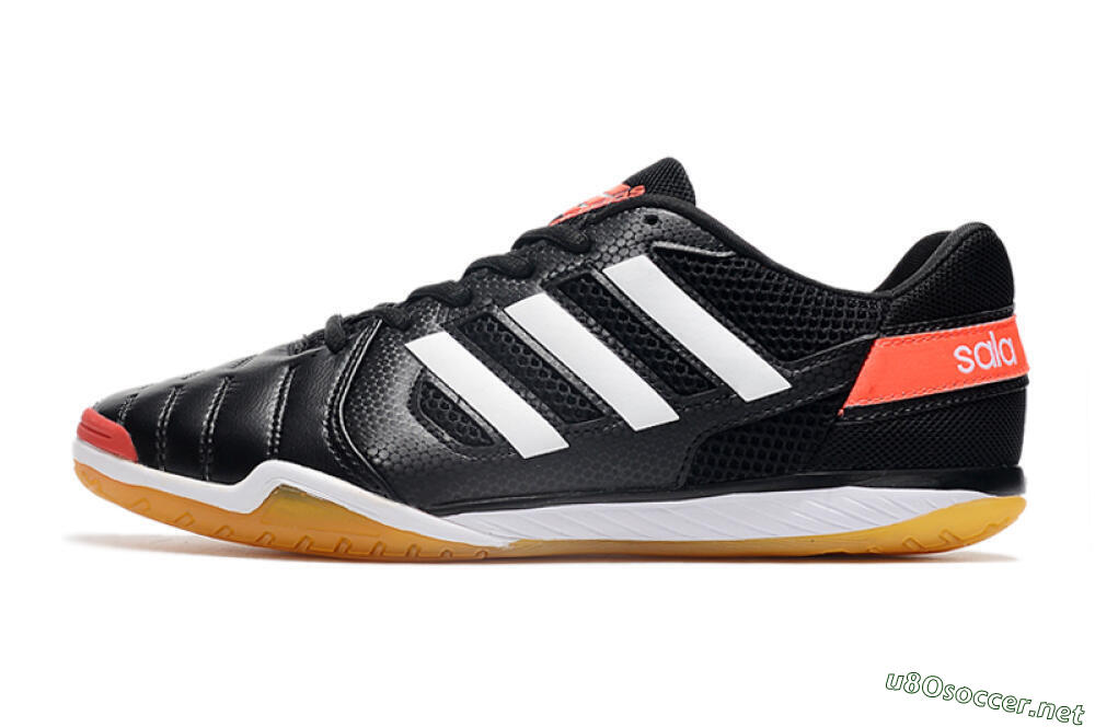 Men's Adidas Top Sala IC Football Shoes - Black/White/Red 0