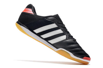 Men's Adidas Top Sala IC Football Shoes - Black/White/Red