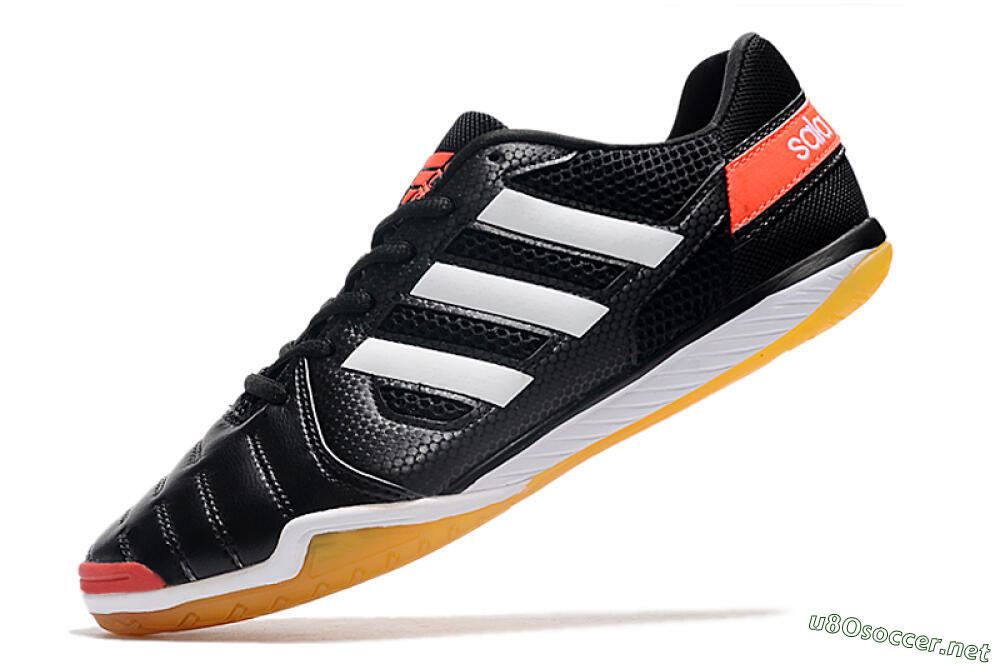 Men's Adidas Top Sala IC Football Shoes - Black/White/Red 5