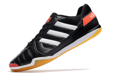 Men's Adidas Top Sala IC Football Shoes - Black/White/Red