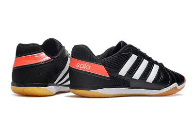 Men's Adidas Top Sala IC Football Shoes - Black/White/Red