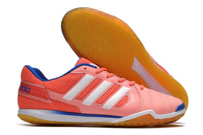 Men's Adidas Top Sala IC Football Shoes - Pink/White/Blue