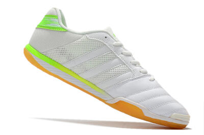 Men's Adidas Top Sala IC Football Shoes - White/Yellow