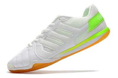 Men's Adidas Top Sala IC Football Shoes - White/Yellow