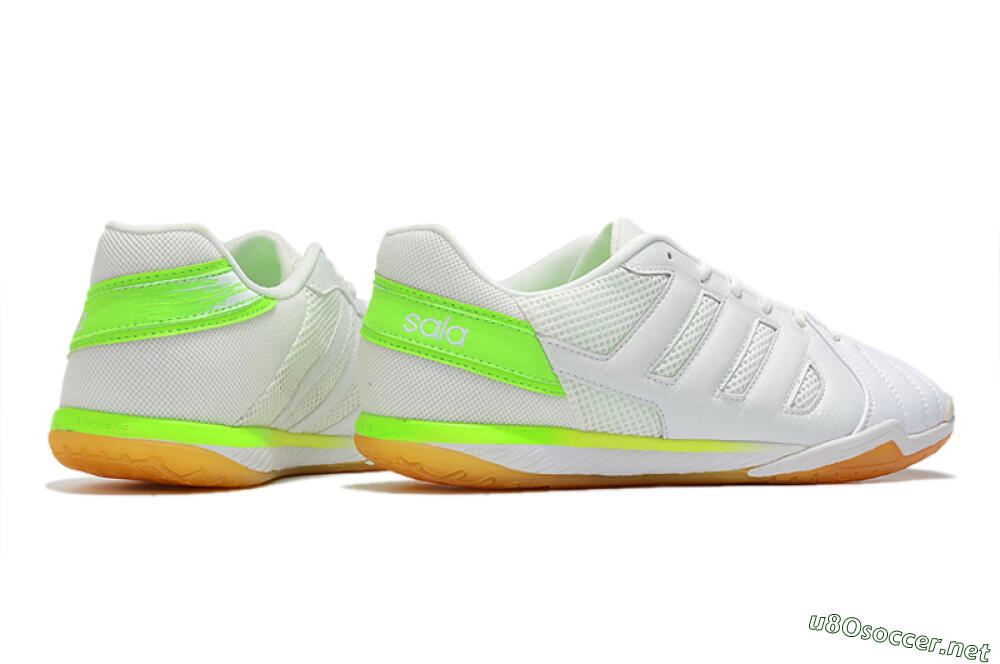 Men's Adidas Top Sala IC Football Shoes - White/Yellow 6