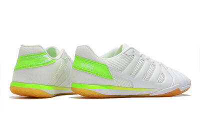 Men's Adidas Top Sala IC Football Shoes - White/Yellow