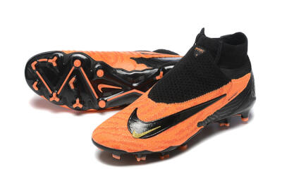 Men's Nike Phantom GX DF Elite FG Football Boots - Orange/Black/Gold