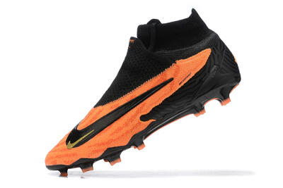 Men's Nike Phantom GX DF Elite FG Football Boots - Orange/Black/Gold