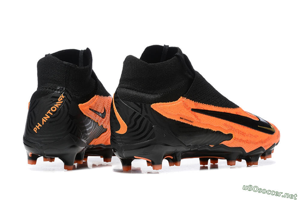 Men's Nike Phantom GX DF Elite FG Football Boots - Orange/Black/Gold 9
