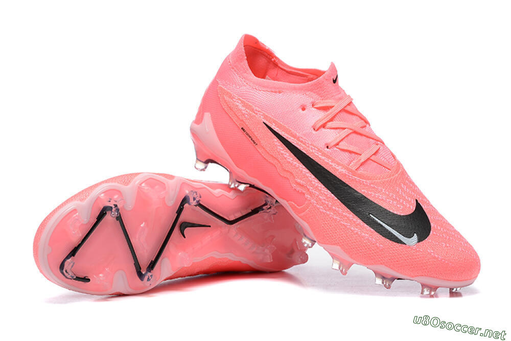 Men's Nike Phantom GX Elite FG Football Boots - Pink/Black/White 4