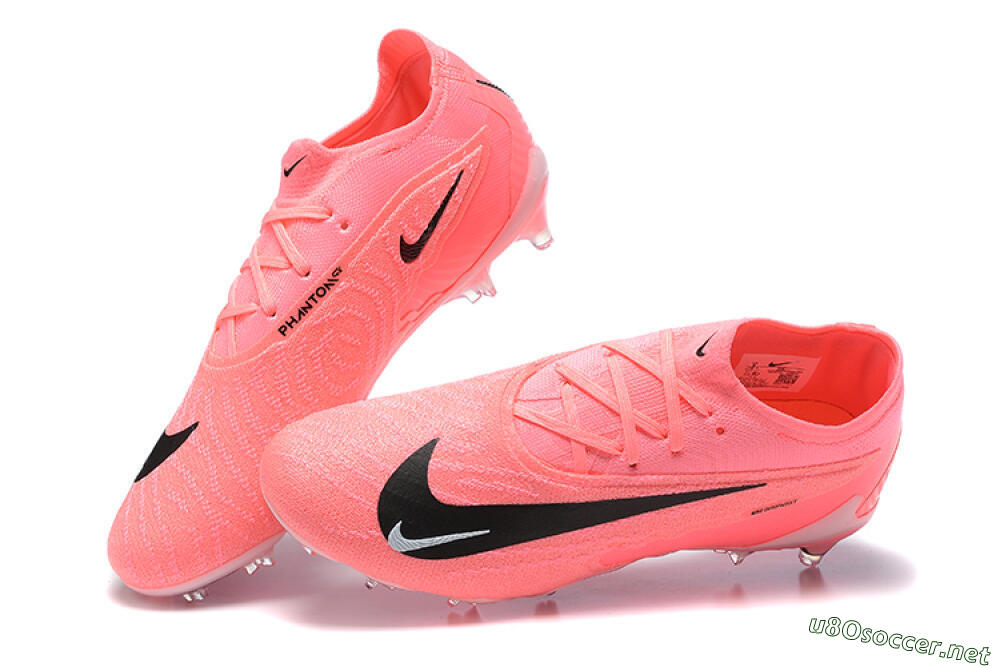 Men's Nike Phantom GX Elite FG Football Boots - Pink/Black/White 6