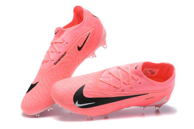 Men's Nike Phantom GX Elite FG Football Boots - Pink/Black/White