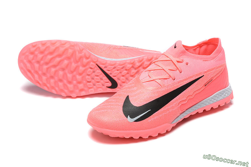 Men's Nike Phantom GX Elite TF Football Shoes - Pink/Black/White 3