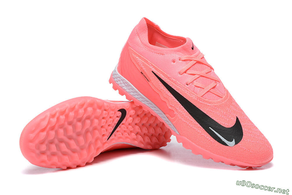 Men's Nike Phantom GX Elite TF Football Shoes - Pink/Black/White 4