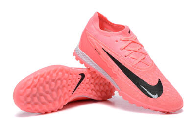 Men's Nike Phantom GX Elite TF Football Shoes - Pink/Black/White
