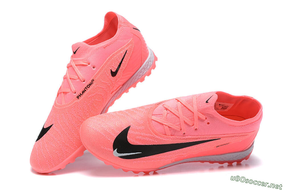 Men's Nike Phantom GX Elite TF Football Shoes - Pink/Black/White 6