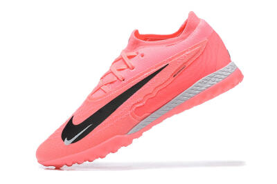 Men's Nike Phantom GX Elite TF Football Shoes - Pink/Black/White