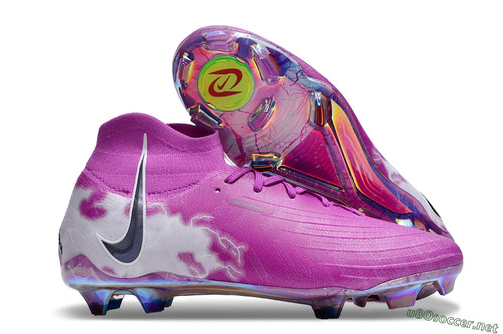 Men's Nike Phantom Luna Elite SE NU FG Football Boots - Fuchsia Dream/Barely Grape 2