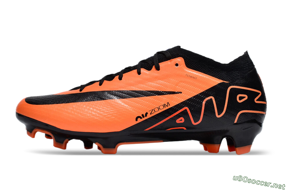 Men's Nike Air Zoom Mercurial Vapor 15 Elite FG Football Boots - Orange/Black 0