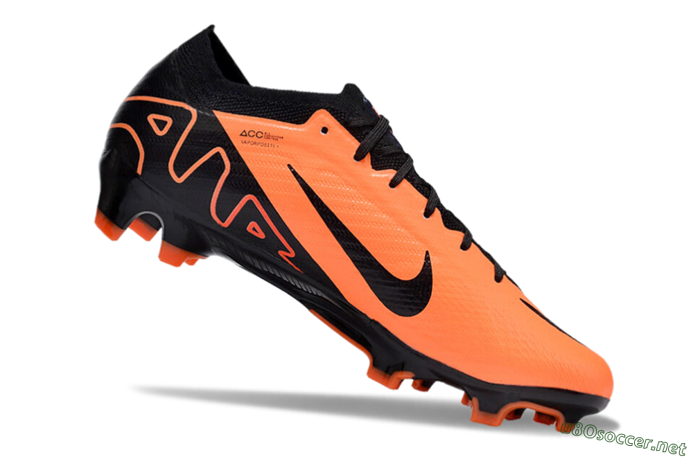 Men's Nike Air Zoom Mercurial Vapor 15 Elite FG Football Boots - Orange/Black 4