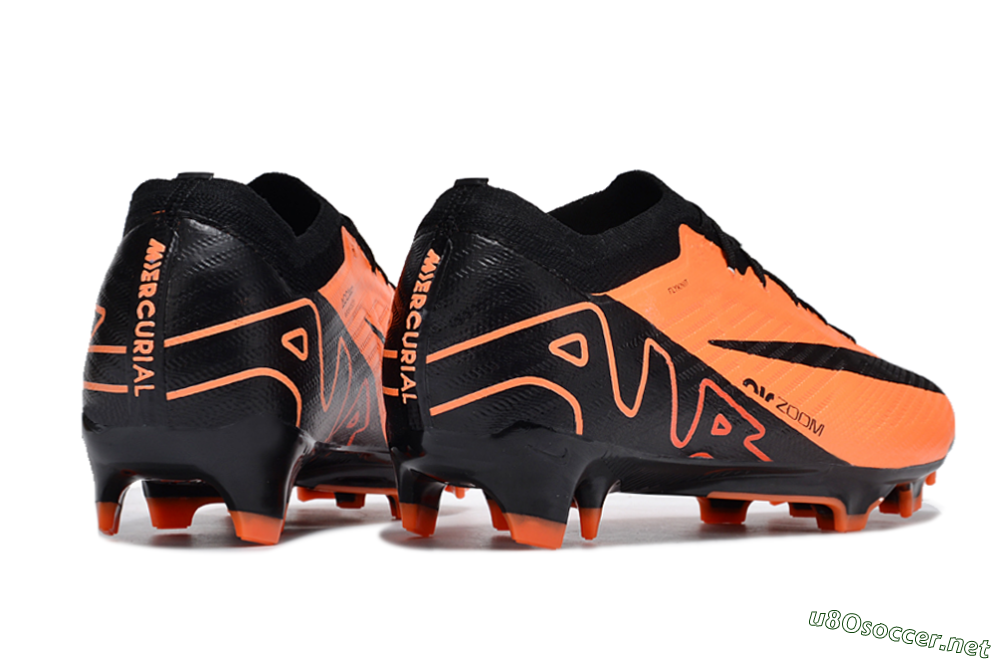 Men's Nike Air Zoom Mercurial Vapor 15 Elite FG Football Boots - Orange/Black 6