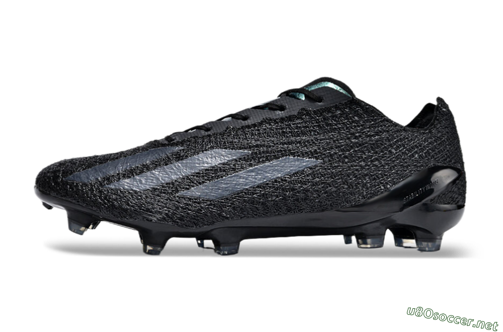 Men's Adidas X Crazyfast Strung+ FG Football Boots - Black/White 0
