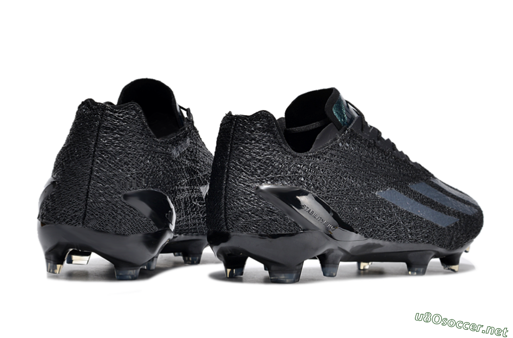 Men's Adidas X Crazyfast Strung+ FG Football Boots - Black/White 6