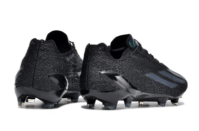 Men's Adidas X Crazyfast Strung+ FG Football Boots - Black/White
