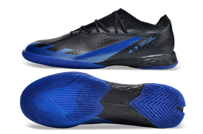 Men's Adidas X Crazyfast.1 IC Football Shoes - Blue/Black