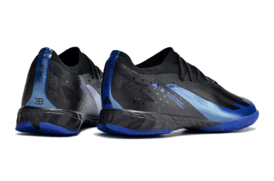 Men's Adidas X Crazyfast.1 IC Football Shoes - Blue/Black