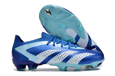 Men's Adidas Predator Accuracy Paul Pogba.1 FG Football Boots - Blue/White/Jade