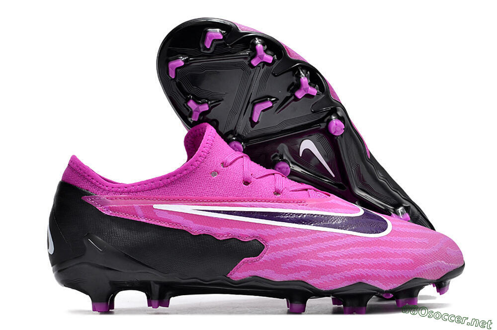 Men's Nike Phantom GX Academy FG Football Boots - Pink/Purple/Black 2
